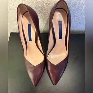 Stuart Weitzman Deep Burgundy Heels